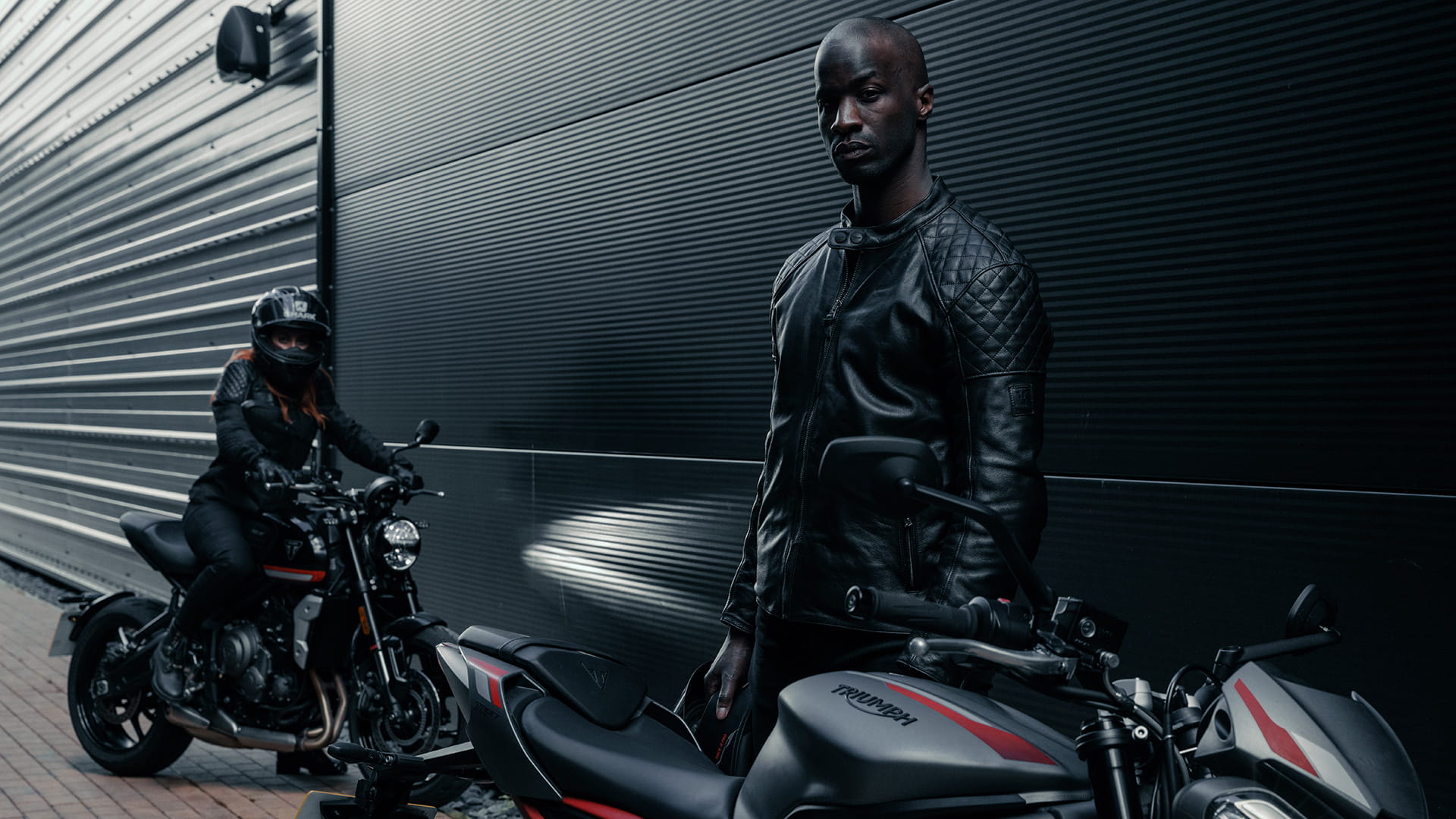 Triumph street outlet fighter bike